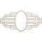 Ekena Millwork Elizabeth Wood Fretwork Pierced Ceiling Medallion, Birch, 40"W x 20"H x 11"IW x 19"IH x 1/4"T CMWP40X20X0250EBBI - alternate 1